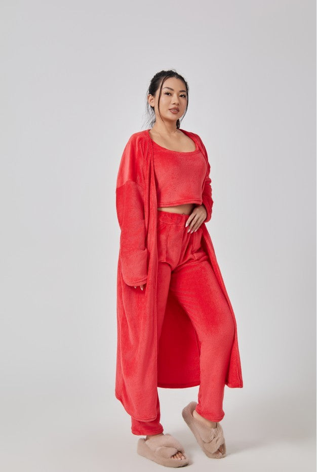 Cozy Pajama Set, 3 Piece Lounge Set - New York Shop