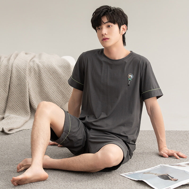 Cotton Pajamas | New Boys Casual Homewear Two-piece Suit | New York Shop