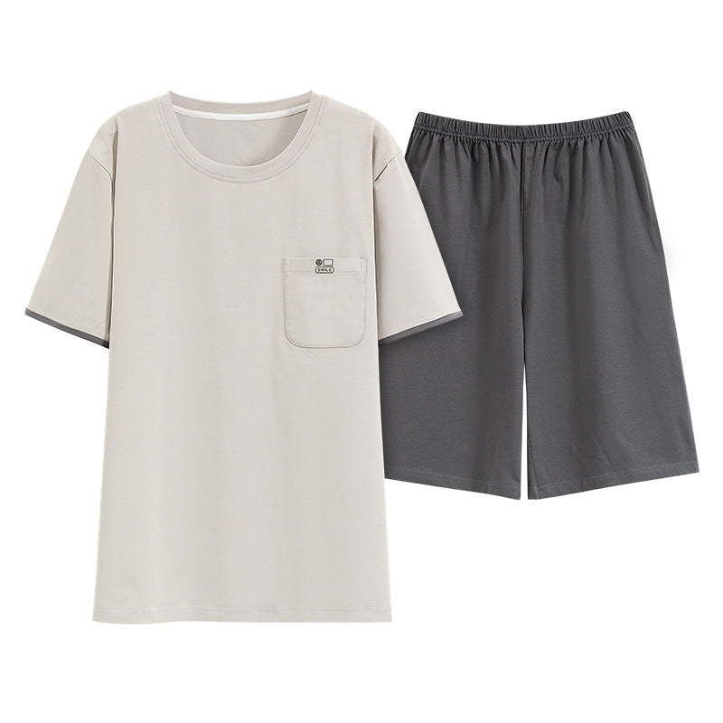 Cotton Pajamas | New Boys Casual Homewear Two-piece Suit | New York Shop