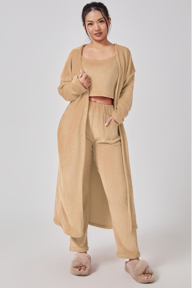 Cozy Pajama Set, 3 Piece Lounge Set - New York Shop