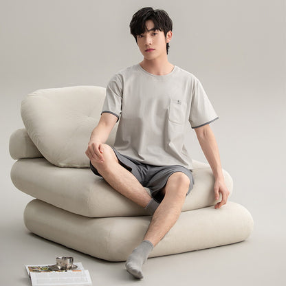 Cotton Pajamas | New Boys Casual Homewear Two-piece Suit | New York Shop