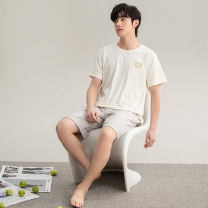 Cotton Pajamas | New Boys Casual Homewear Two-piece Suit | New York Shop