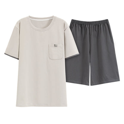 Cotton Pajamas | New Boys Casual Homewear Two-piece Suit | New York Shop