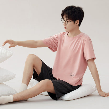 Cotton Pajamas | New Boys Casual Homewear Two-piece Suit | New York Shop