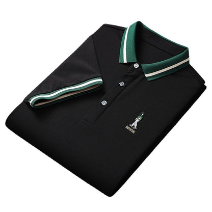 Short Sleeve Men's Lapels Fashion Brand Clothes At New York Shop