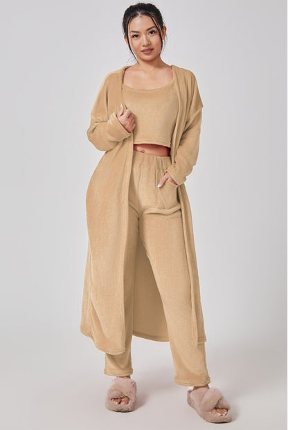 Cozy Pajama Set, 3 Piece Lounge Set - New York Shop