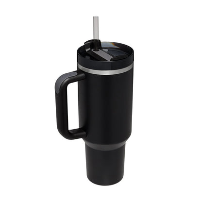 40 Oz Tumbler With Handle Straw Insulated - New York Shop